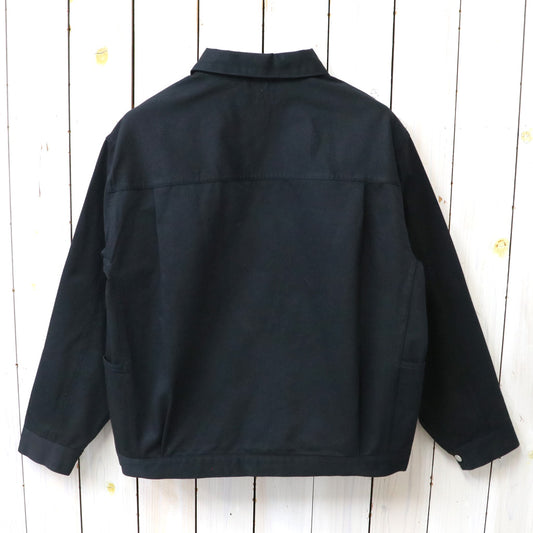 SASSAFRAS : GARDENERS JACKET-SLUB CHINO (NAVY)