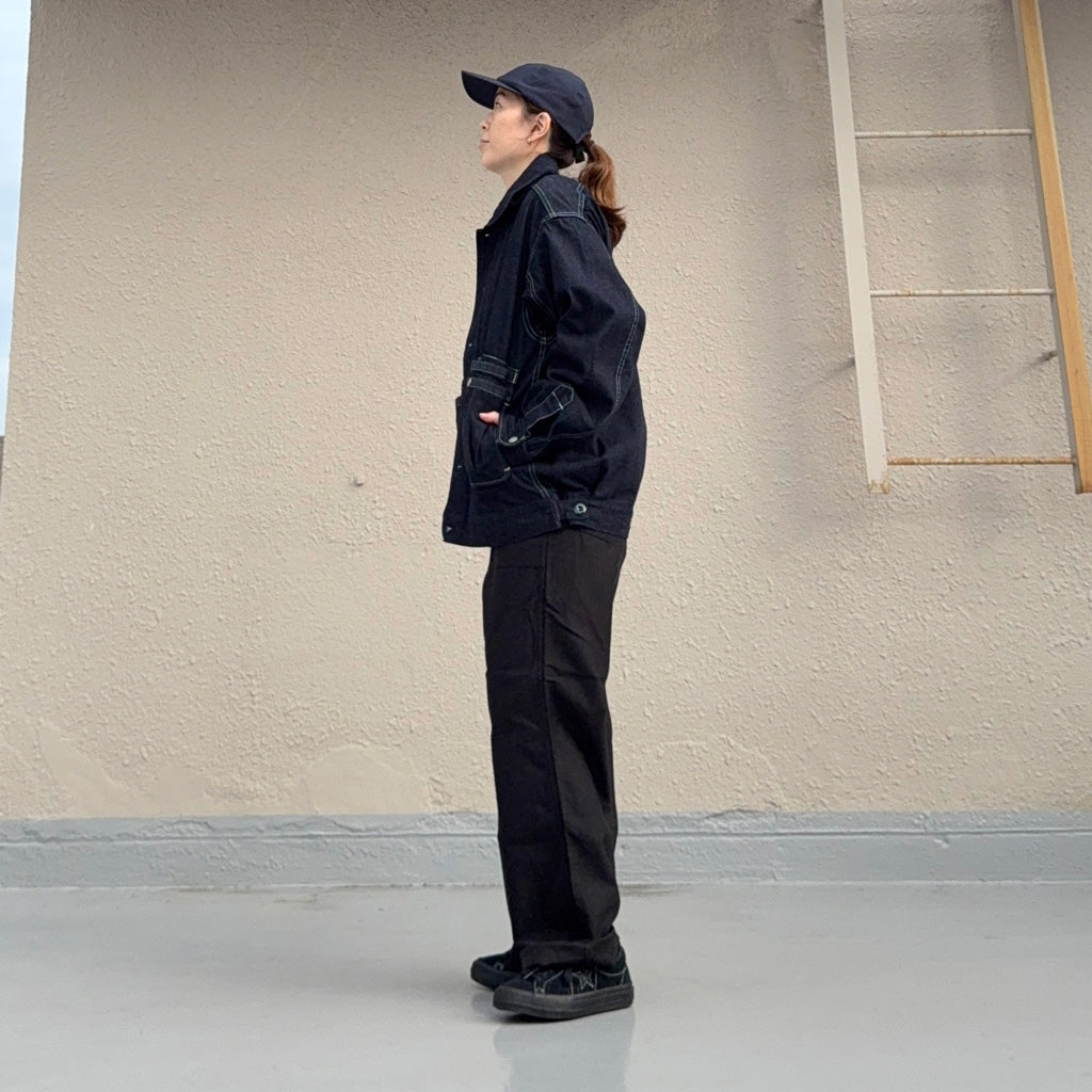 SASSAFRAS : OVERGROWN TRUG JACKET-11oz DENIM