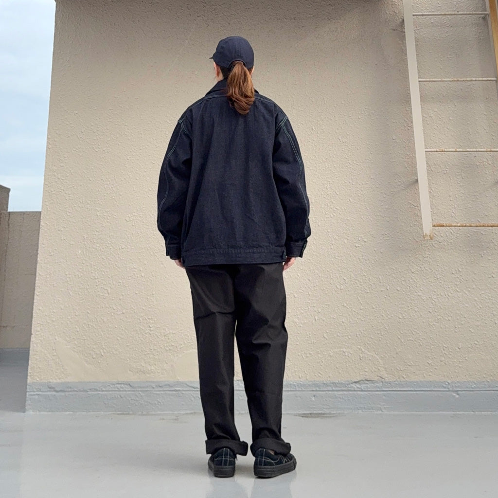 SASSAFRAS : OVERGROWN TRUG JACKET-11oz DENIM