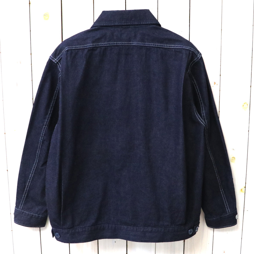 SASSAFRAS : OVERGROWN TRUG JACKET-11oz DENIM