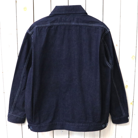 SASSAFRAS : OVERGROWN TRUG JACKET-11oz DENIM