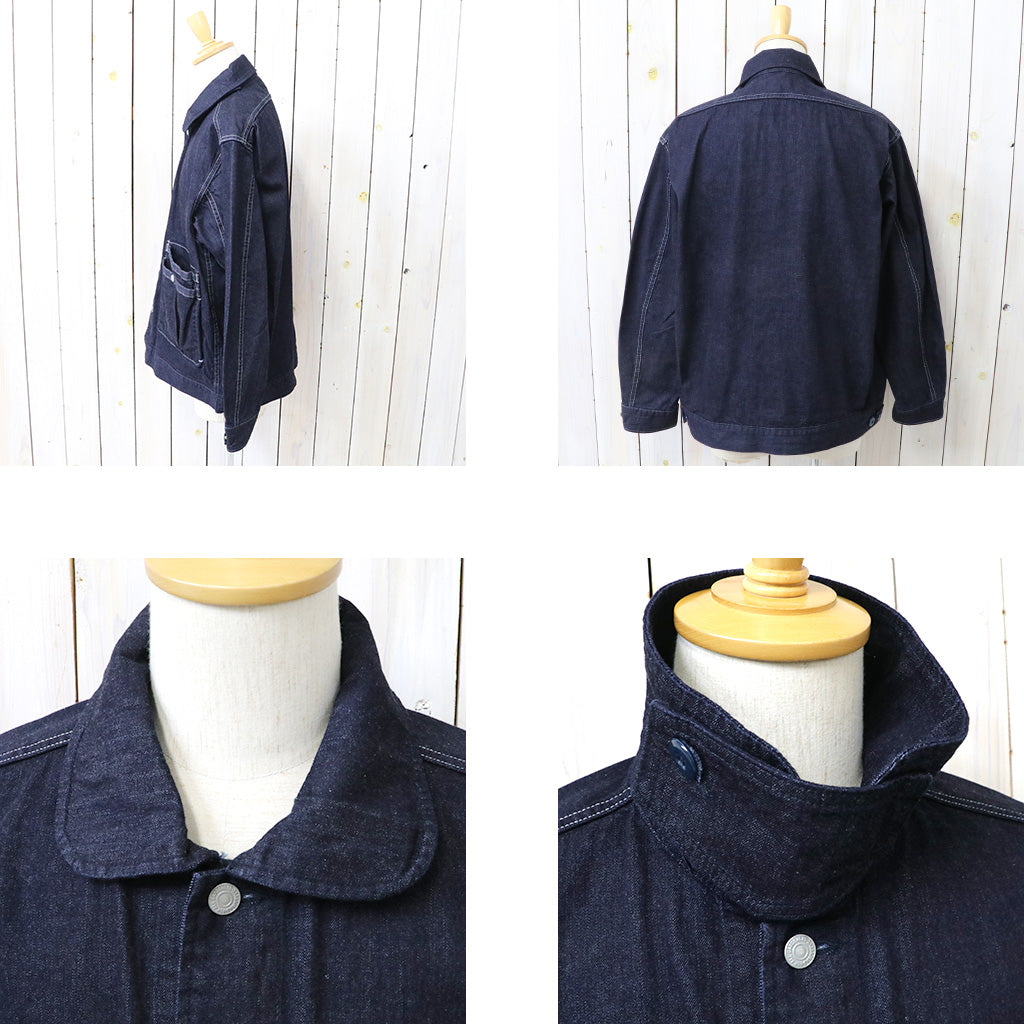 SASSAFRAS : OVERGROWN TRUG JACKET-11oz DENIM