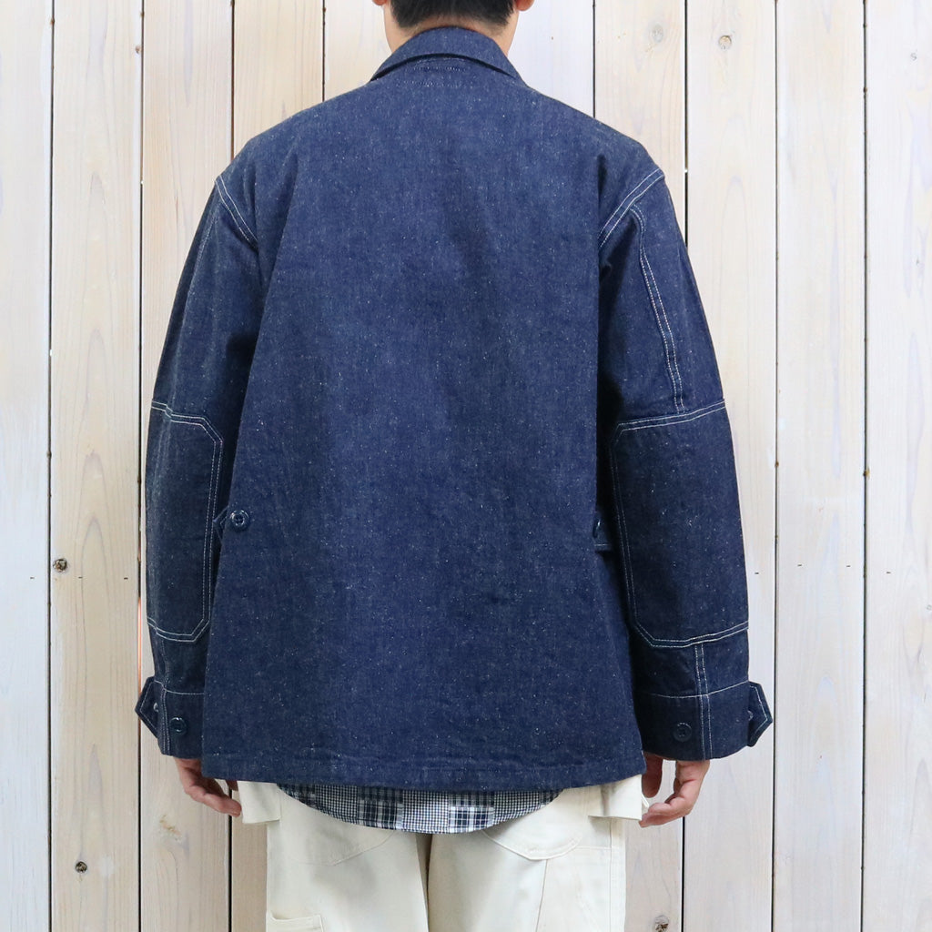 SASSAFRAS : OVERGROWN FATIGUE JACKET-11.5oz DENIM