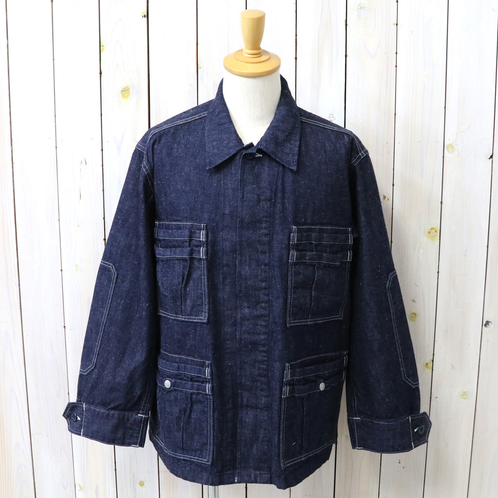 SASSAFRAS : OVERGROWN FATIGUE JACKET-11.5oz DENIM