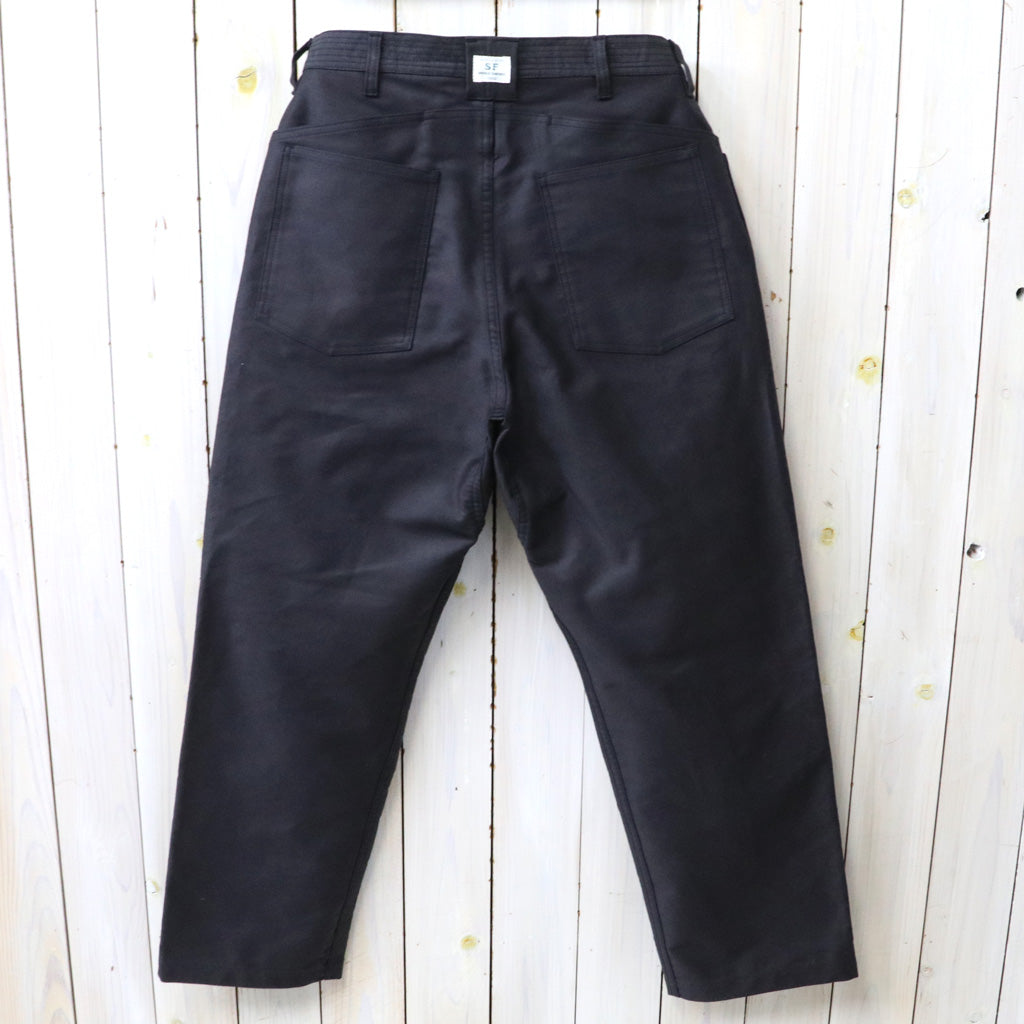 SASSAFRAS : D SCOOP PANTS-HEAVY MOLESKIN