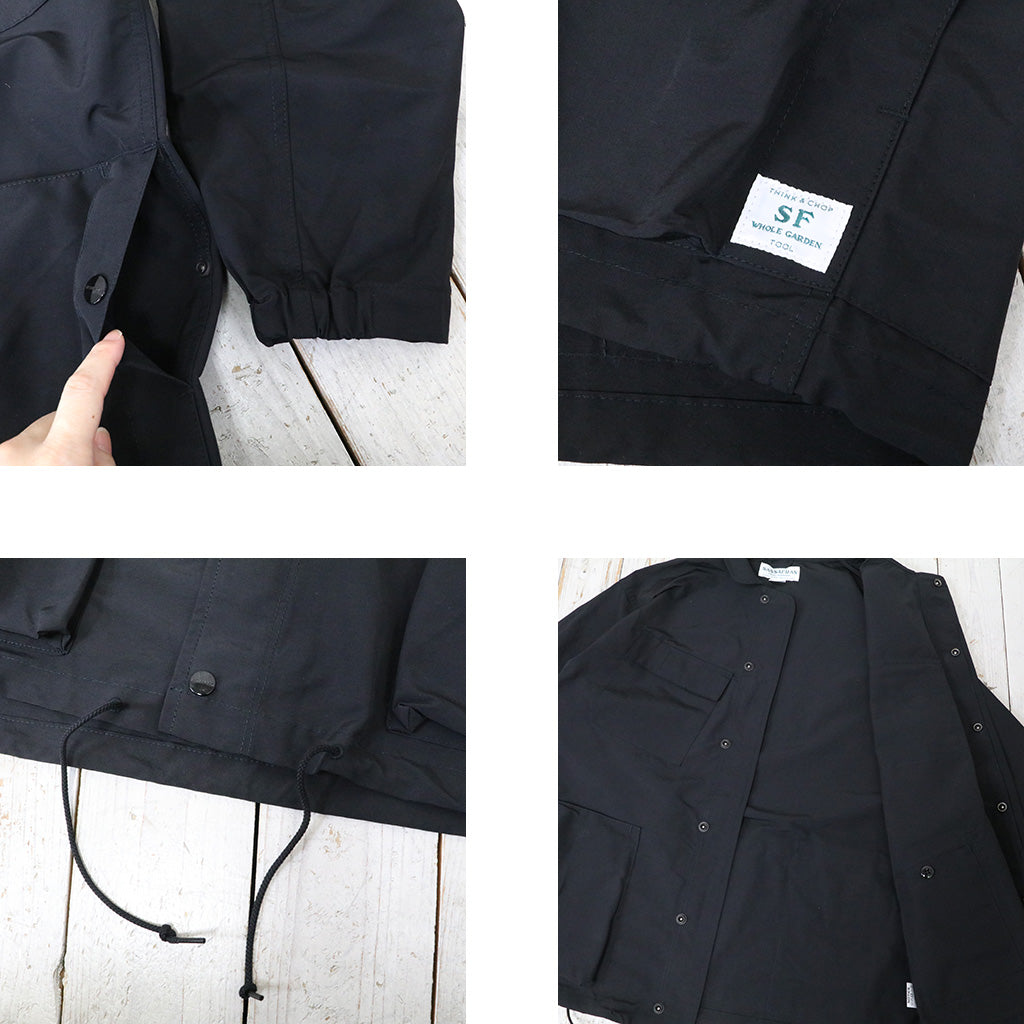 SASSAFRAS『DIGS CREW PROTECTIVE JACKET(60/40)』(BLACK)