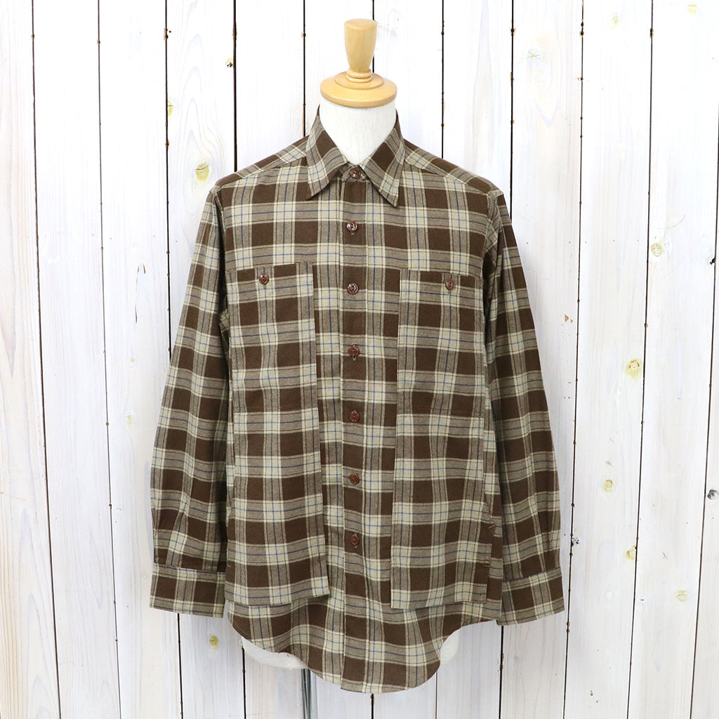 SASSAFRAS『FEEL SUN HALF(C/W HERRINGBONE)』(BROWN)