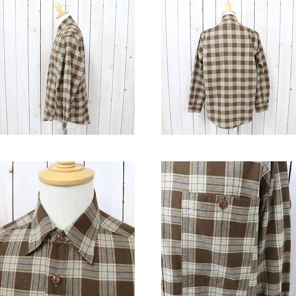 SASSAFRAS『FEEL SUN HALF(C/W HERRINGBONE)』(BROWN)