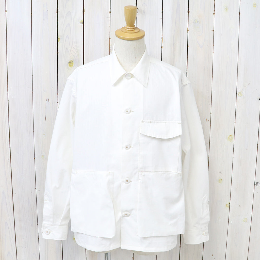 SASSAFRAS : DIGS CREW HALF(ARMY RIPSTOP) (OFF WHITE)