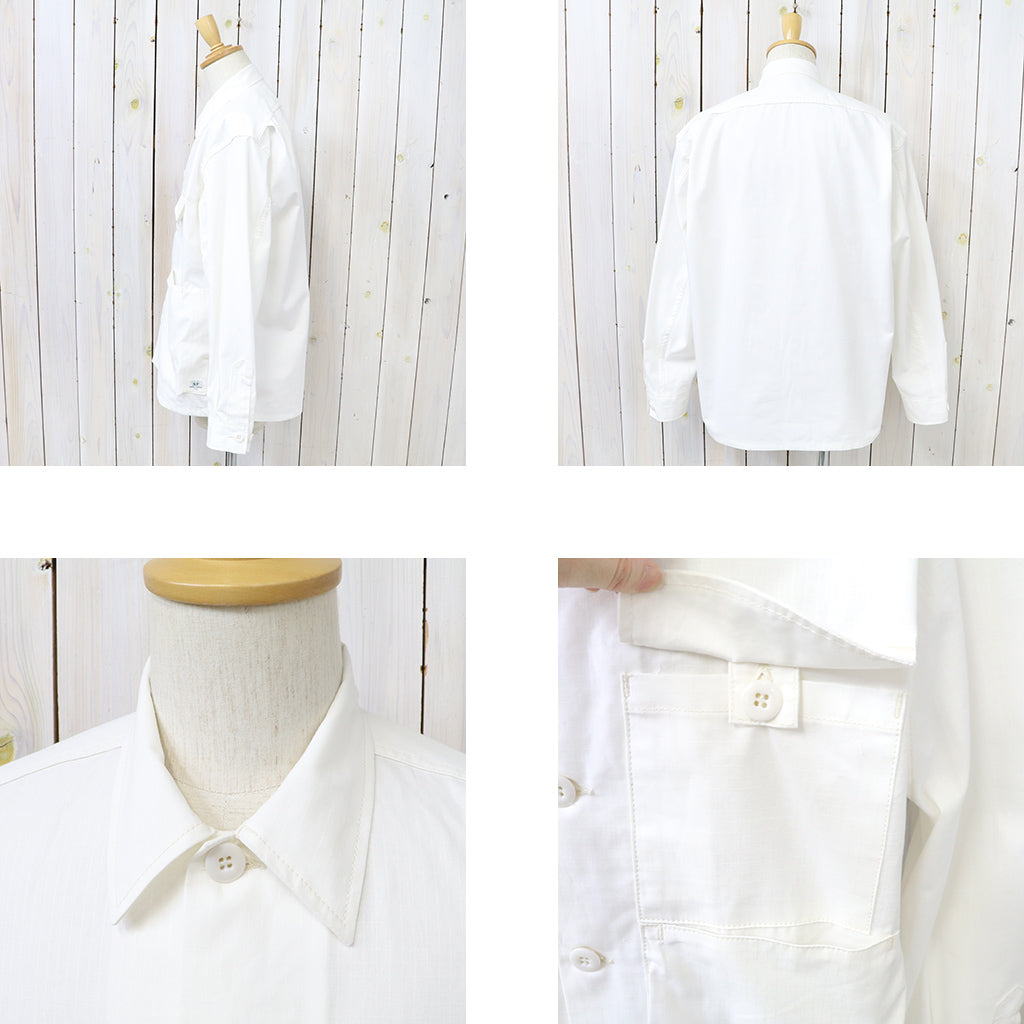SASSAFRAS : DIGS CREW HALF(ARMY RIPSTOP) (OFF WHITE)