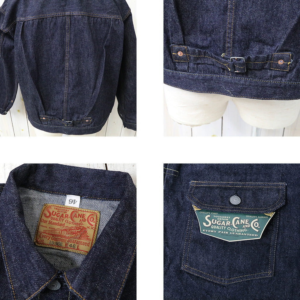 SUGER CANE : 13oz.DENIM BLOUSE 1936 MODEL(T-BACK)