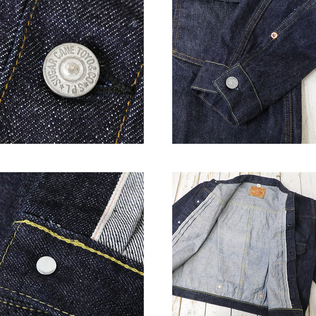 SUGER CANE : 13oz.DENIM BLOUSE 1936 MODEL(T-BACK)