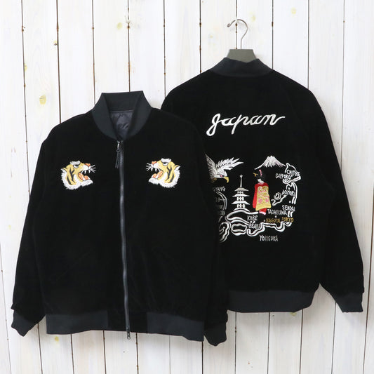 TAION : JAPAN SPECIAL-リバーシブル スカジャン ダウンジャケット (BLACK/BLACK)