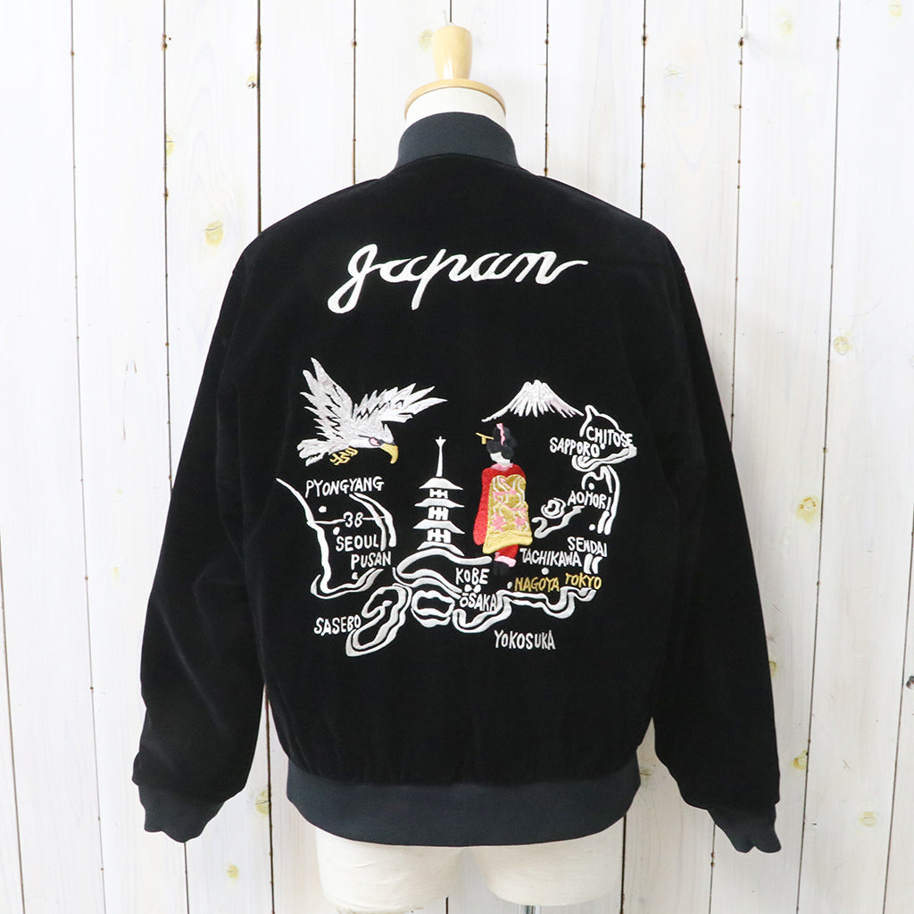 TAION : JAPAN SPECIAL-リバーシブル スカジャン ダウンジャケット (BLACK/BLACK)