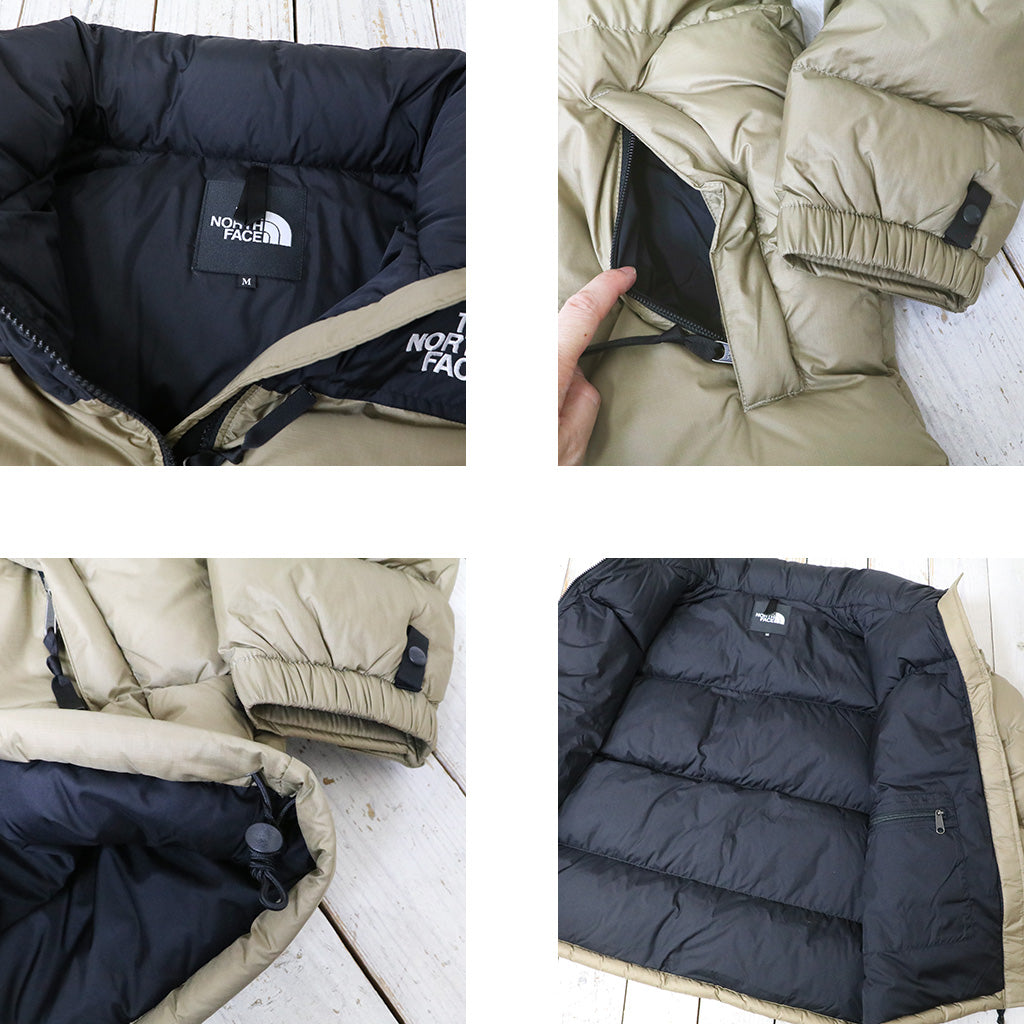 THE NORTH FACE : Nuptse Jacket (ブラック/クラシックカーキ)