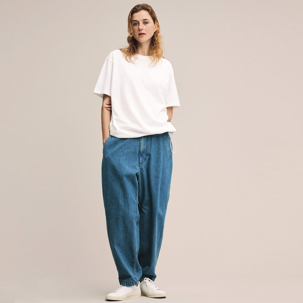 THE NORTH FACE PURPLE LABEL : Denim Wide Tapered Field Pants (Indigo Bleach)