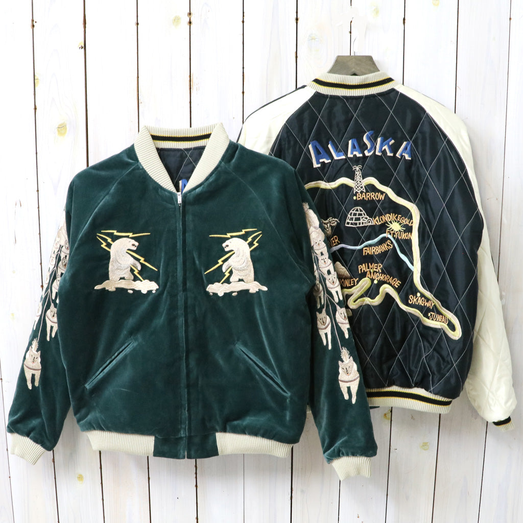 TAILOR TOYO : VELVETEEN QUILT SUKA (GREEN)