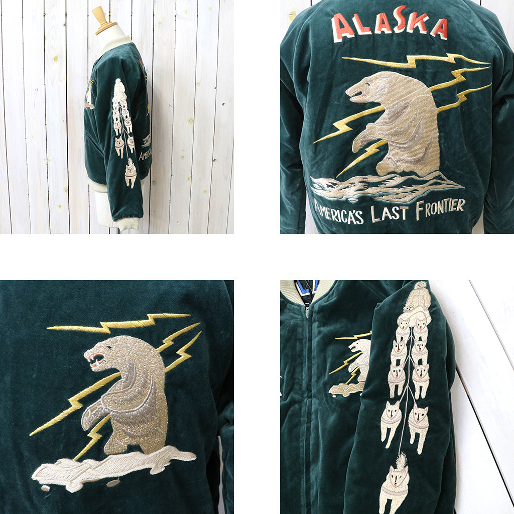 TAILOR TOYO : VELVETEEN QUILT SUKA (GREEN)