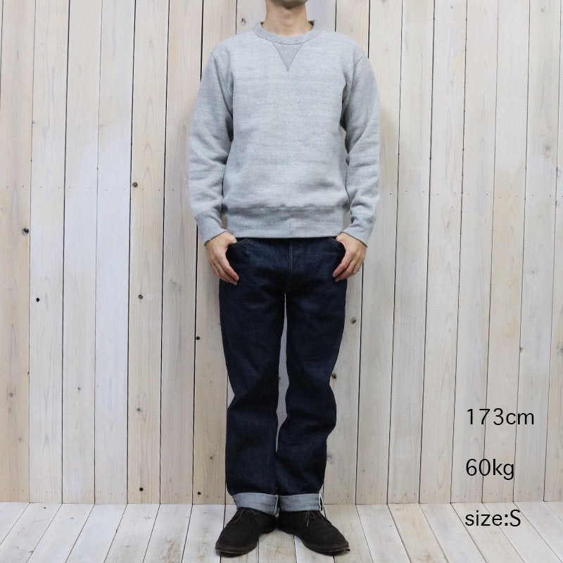 JOE McCOY『10oz.LOOPWHEEL CREWNECK SWEATSHIRT』(GRAY)
