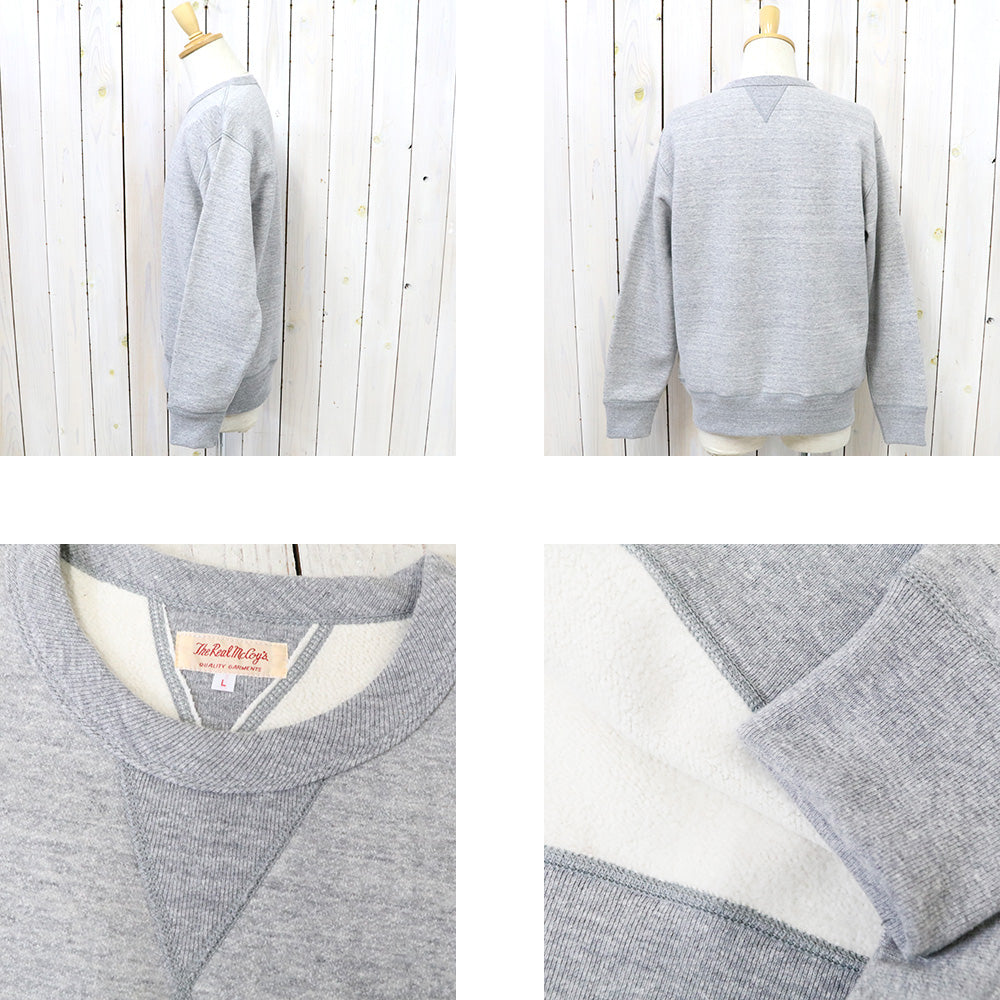 JOE McCOY『10oz.LOOPWHEEL CREWNECK SWEATSHIRT』(GRAY)