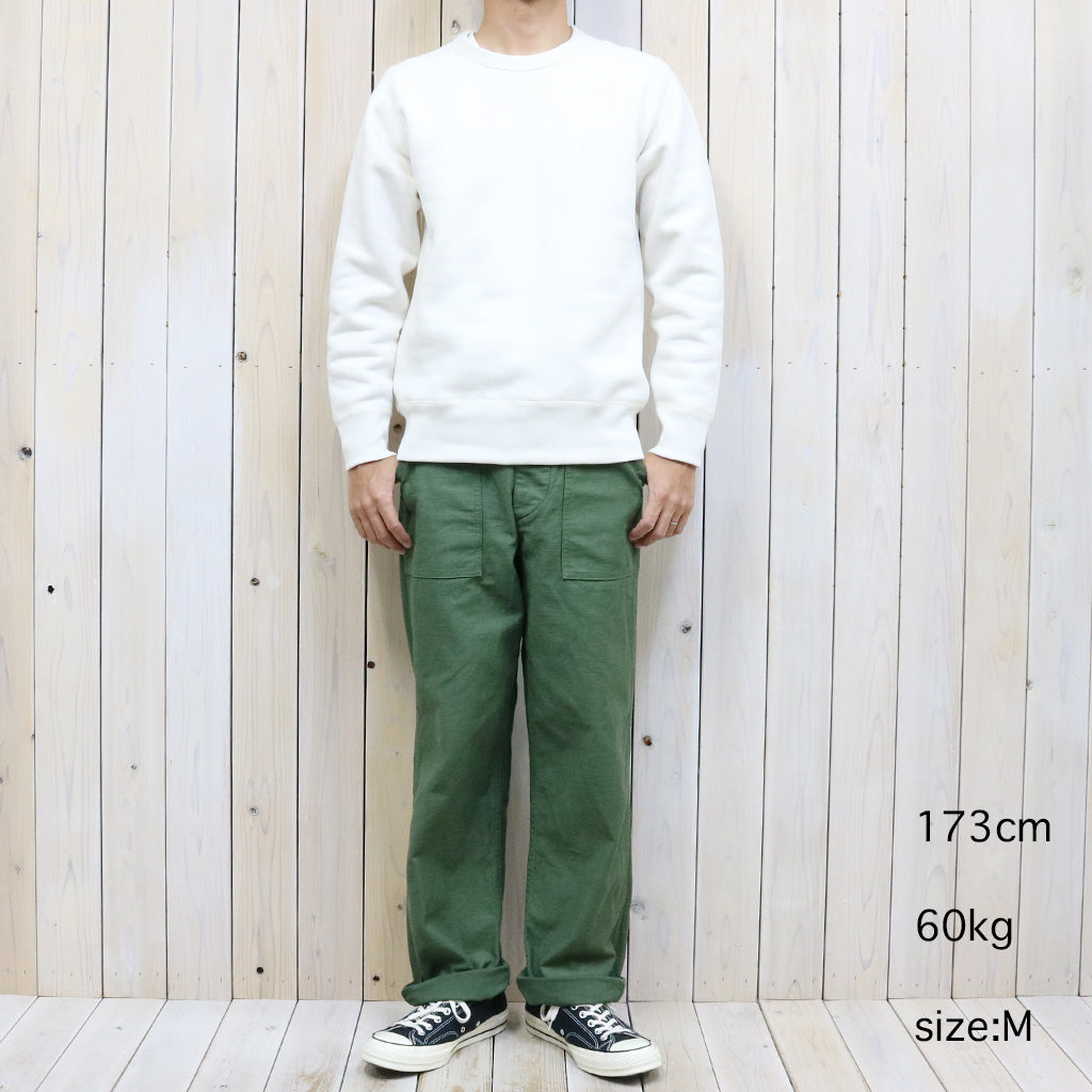 JOE McCOY『10oz.LOOPWHEEL CREWNECK SWEATSHIRT』(MILK)