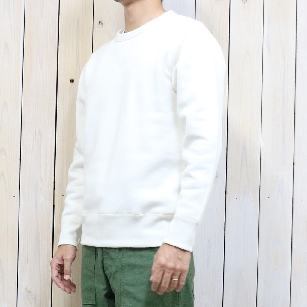 JOE McCOY『10oz.LOOPWHEEL CREWNECK SWEATSHIRT』(MILK)