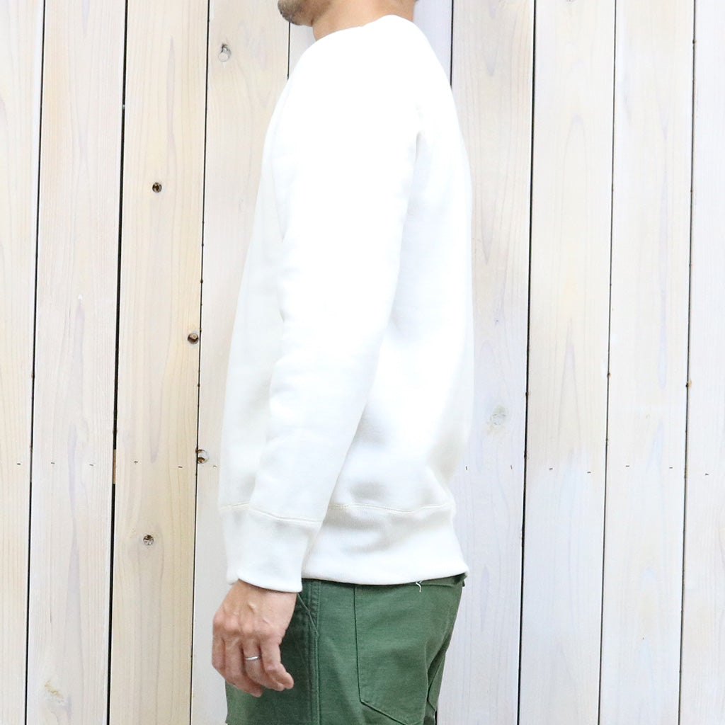 JOE McCOY『10oz.LOOPWHEEL CREWNECK SWEATSHIRT』(MILK)