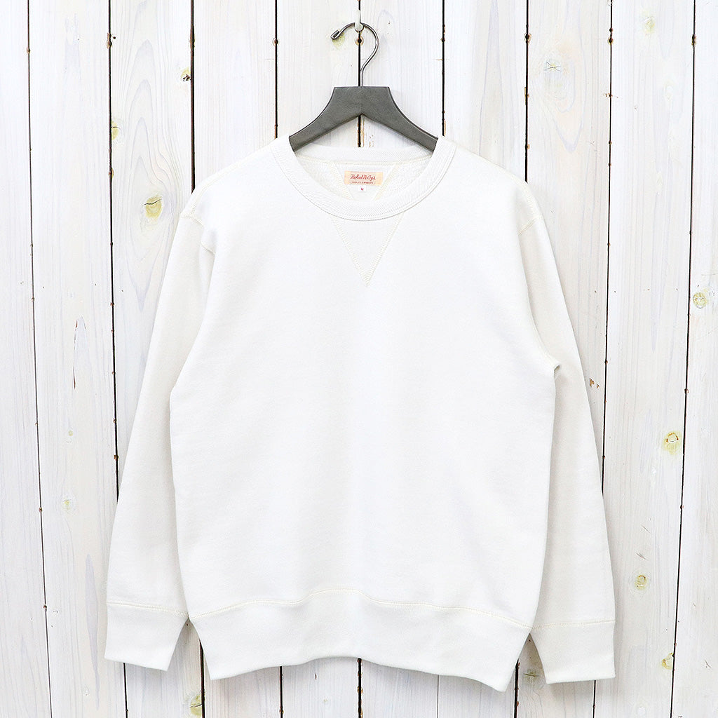 JOE McCOY『10oz.LOOPWHEEL CREWNECK SWEATSHIRT』(MILK)