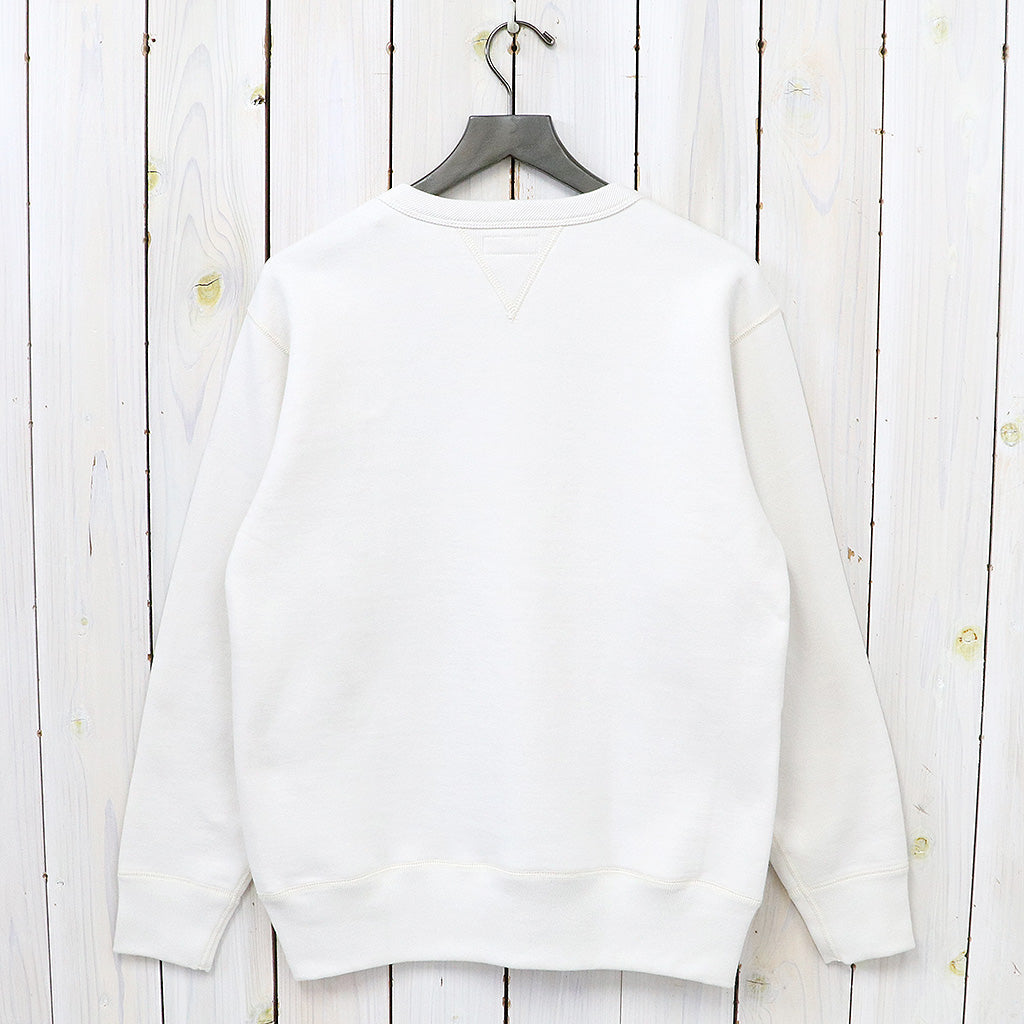 JOE McCOY『10oz.LOOPWHEEL CREWNECK SWEATSHIRT』(MILK)