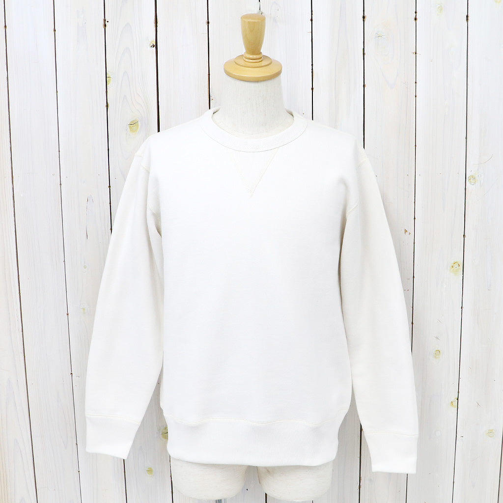 JOE McCOY『10oz.LOOPWHEEL CREWNECK SWEATSHIRT』(MILK)