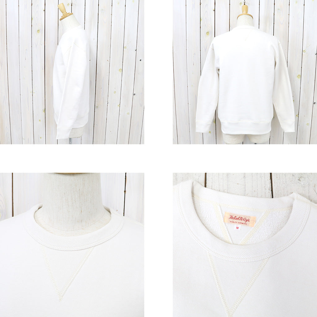JOE McCOY『10oz.LOOPWHEEL CREWNECK SWEATSHIRT』(MILK)