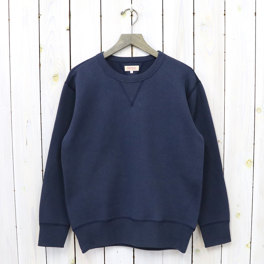 JOE McCOY『10oz.LOOPWHEEL CREWNECK SWEATSHIRT』(NAVY)