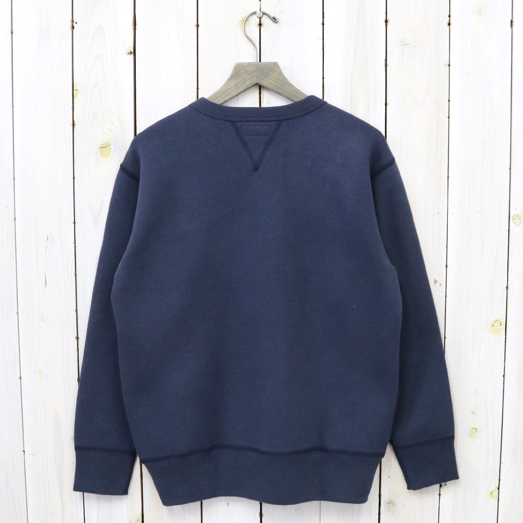 JOE McCOY『10oz.LOOPWHEEL CREWNECK SWEATSHIRT』(NAVY)