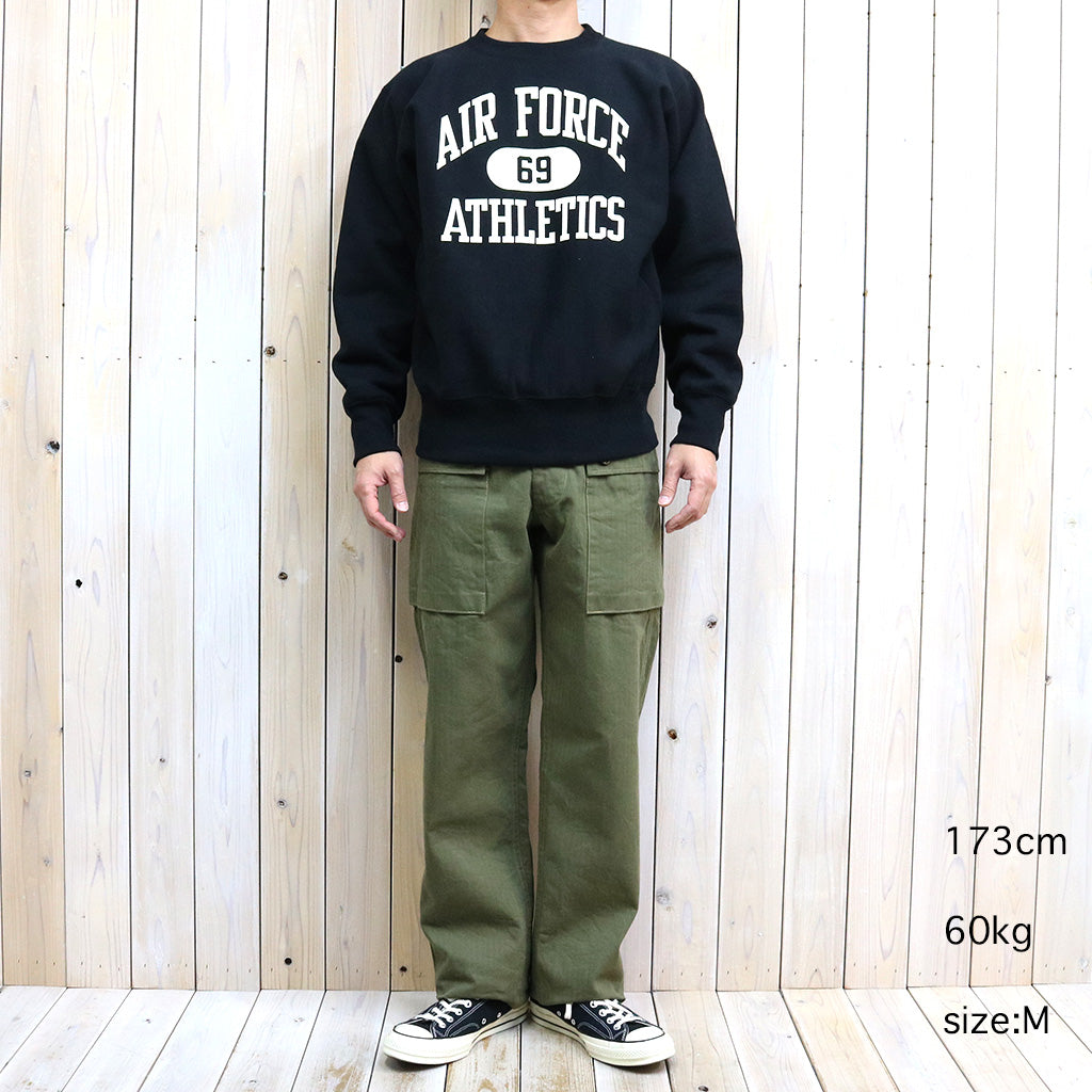 The REAL McCOY’S『HEAVYWEIGHT CREWNECK/AIR FORCE』(BLACK)