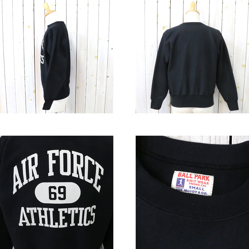 The REAL McCOY’S『HEAVYWEIGHT CREWNECK/AIR FORCE』(BLACK)