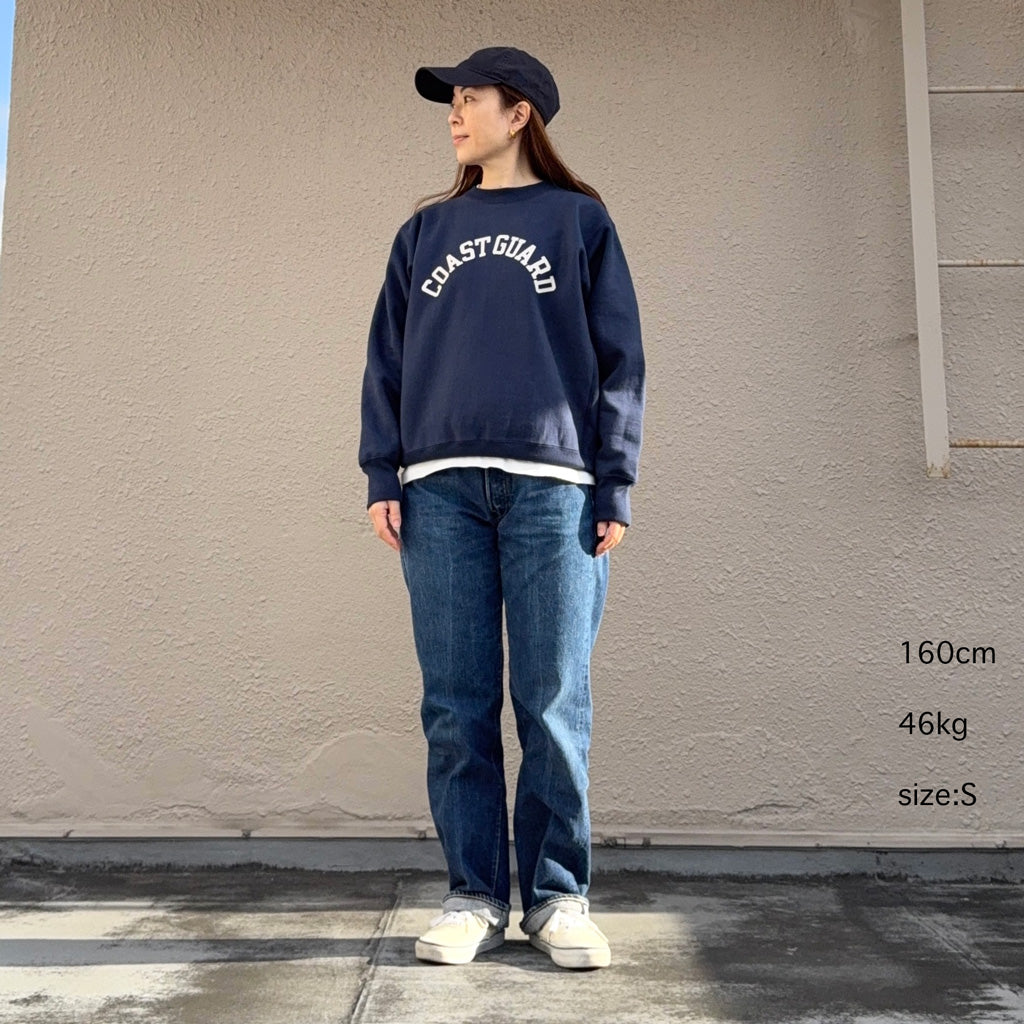 The REAL McCOY’S『HEAVYWEIGHT CREWNECK/COASTGUARD』(NAVY)