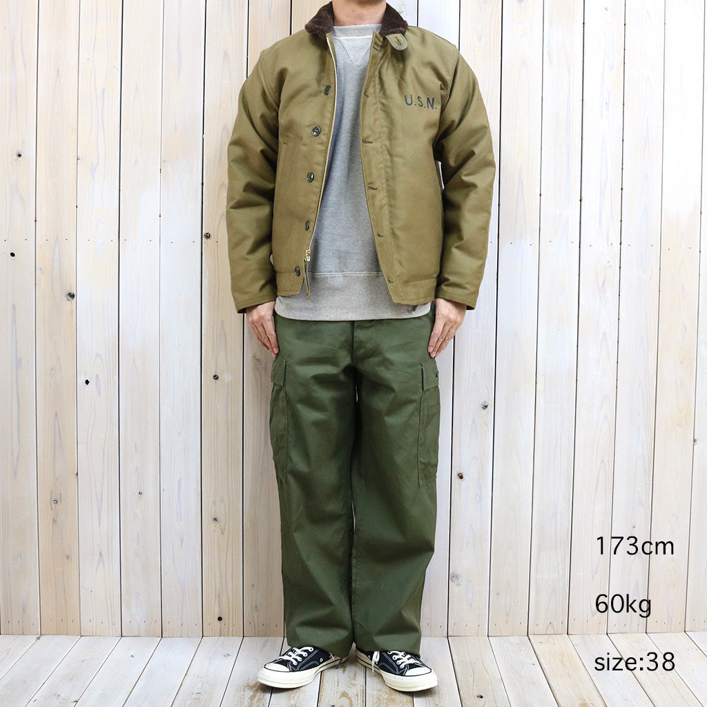 The REAL McCOY’S『N-1 DECK JACKET(KHAKI)/STENCIL』