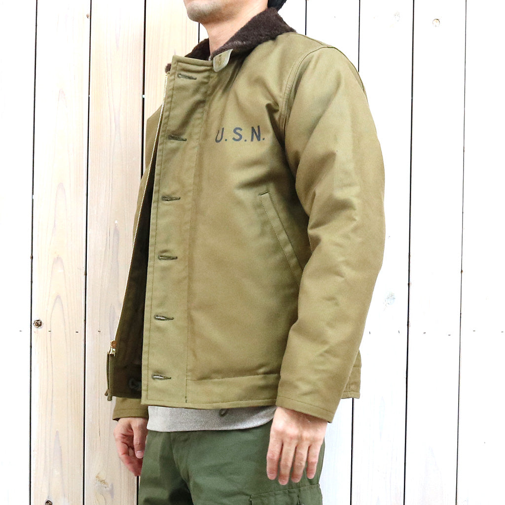 The REAL McCOY’S『N-1 DECK JACKET(KHAKI)/STENCIL』