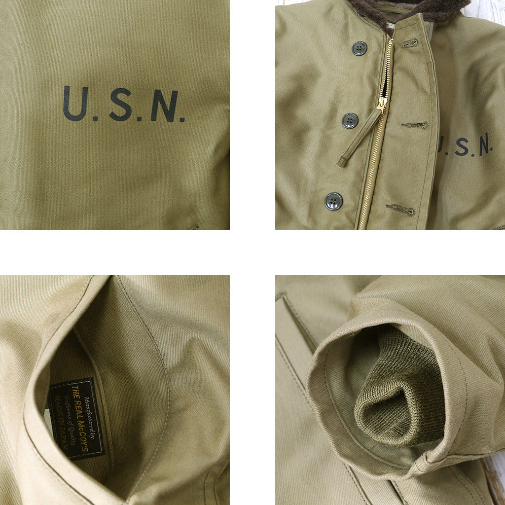 The REAL McCOY’S『N-1 DECK JACKET(KHAKI)/STENCIL』