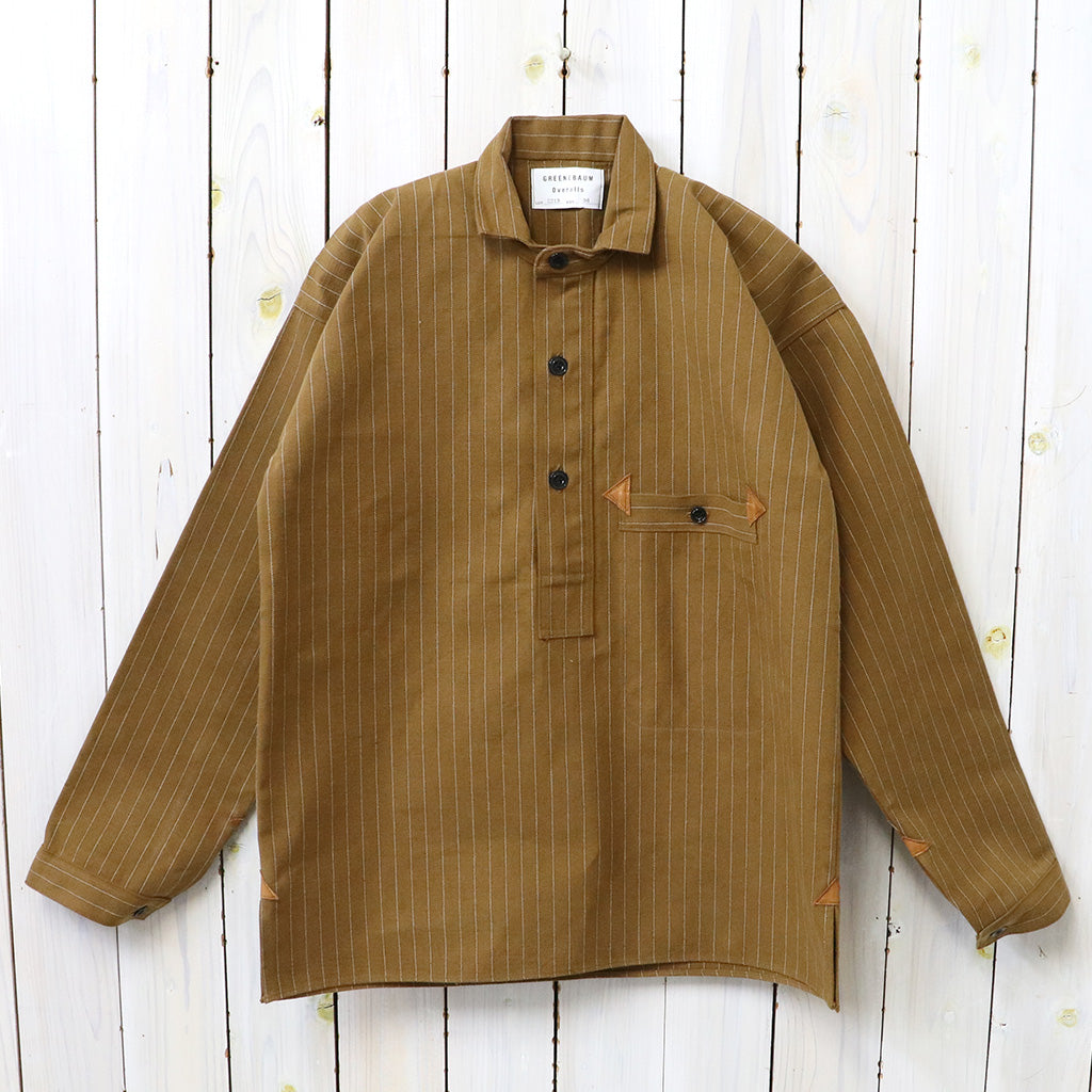 WAREHOUSE : GREENEBAUM Overalls Lot 2213 1880 HEAVY LEATHER BOUND JUMPER (DUCK STRIPE)