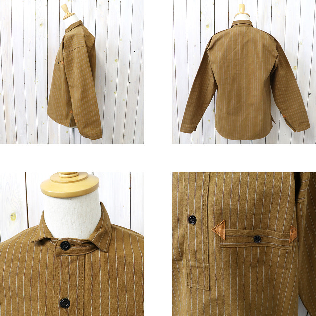 WAREHOUSE : GREENEBAUM Overalls Lot 2213 1880 HEAVY LEATHER BOUND JUMPER (DUCK STRIPE)