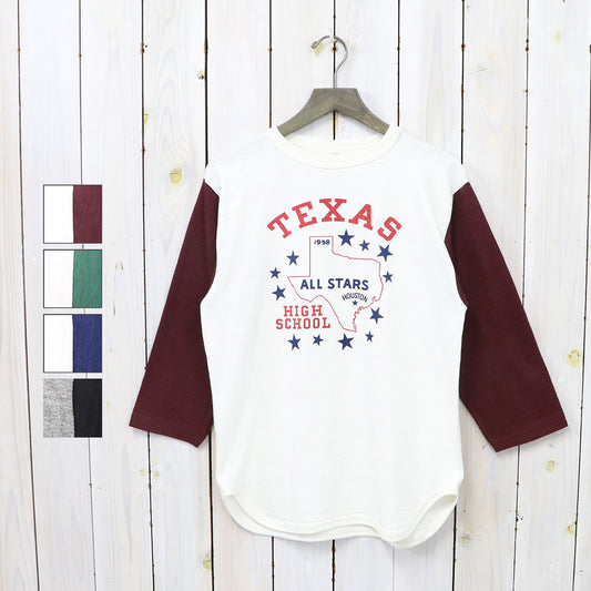 WAREHOUSE『Lot 4800 7分袖ベースボールT TEXAS』