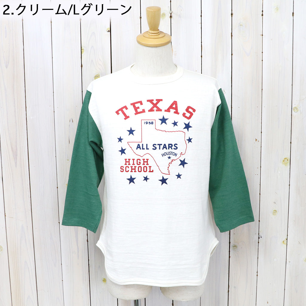 WAREHOUSE『Lot 4800 7分袖ベースボールT TEXAS』