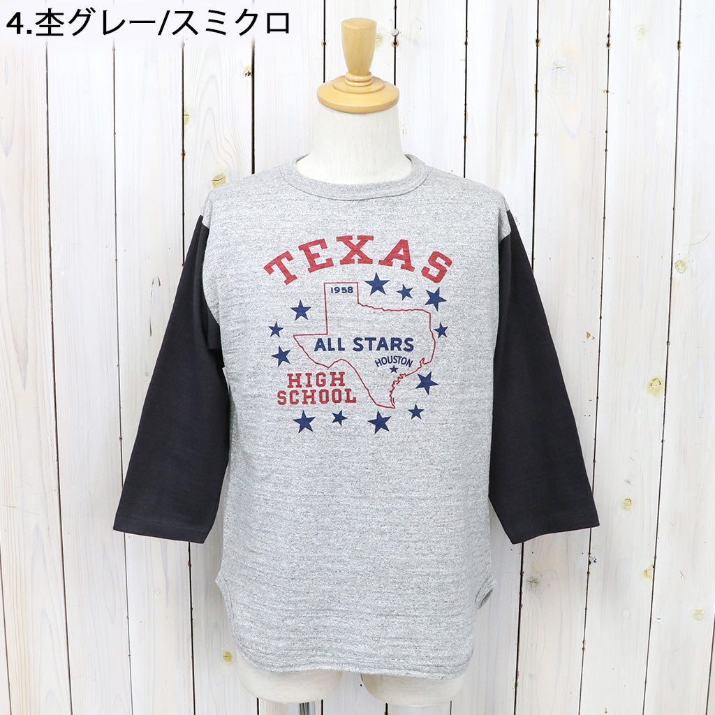 WAREHOUSE『Lot 4800 7分袖ベースボールT TEXAS』