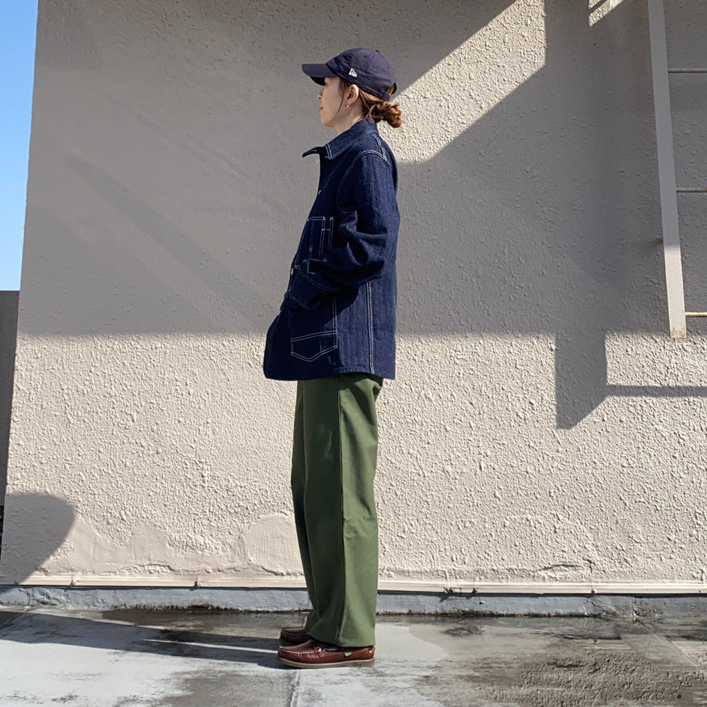 WAREHOUSE『Lot 2165 INDIGO HERRINGBONE COVERALL WITH CHINSTRAP』