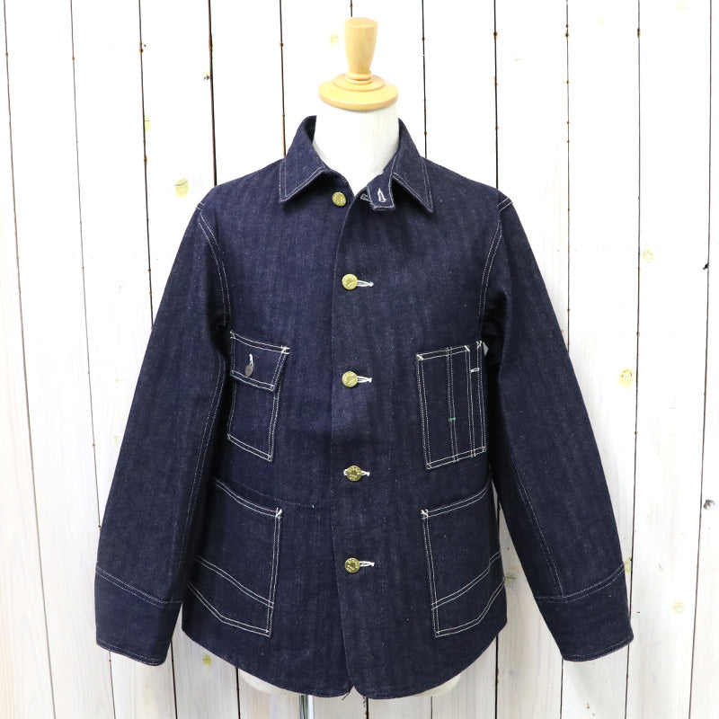 WAREHOUSE & CO. Lot 2165 カバーオール 42 WAREHOUSE『Lot 2165 INDIGO HERRINGBONE COVERALL WITH CHINSTRAP