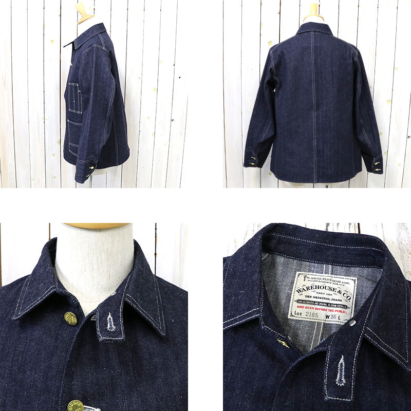 WAREHOUSE『Lot 2165 INDIGO HERRINGBONE COVERALL WITH CHINSTRAP