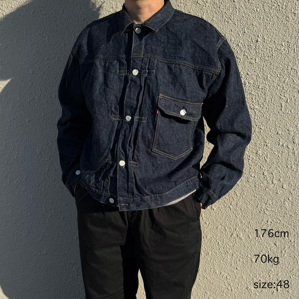 WAREHOUSE : DD-2001 DENIM JACKET(T BACK STYLE) (ONE WASH)
