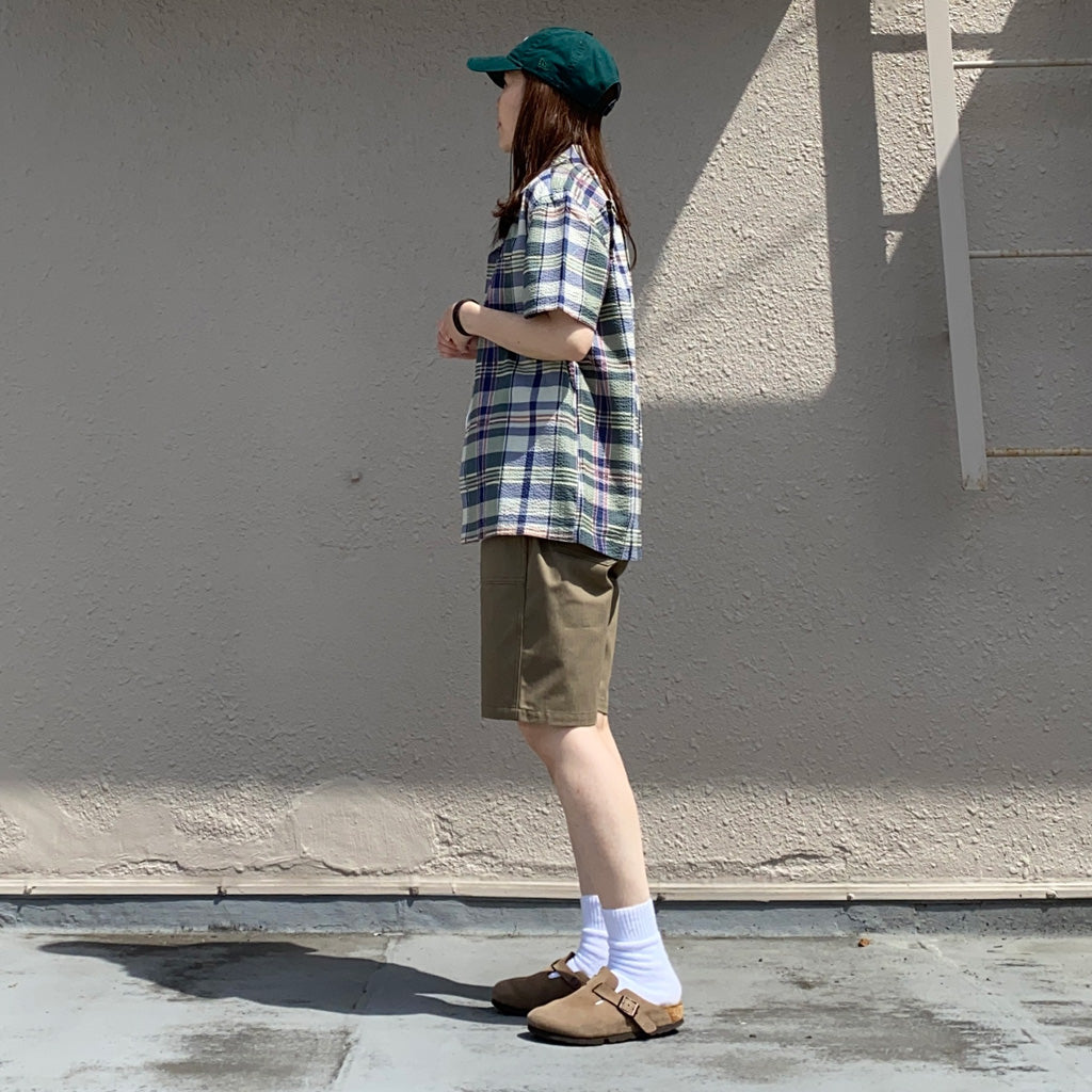 WAREHOUSE『Lot 1218 MILITARY HERRINGBONE SHORTS』(ODグリーン)