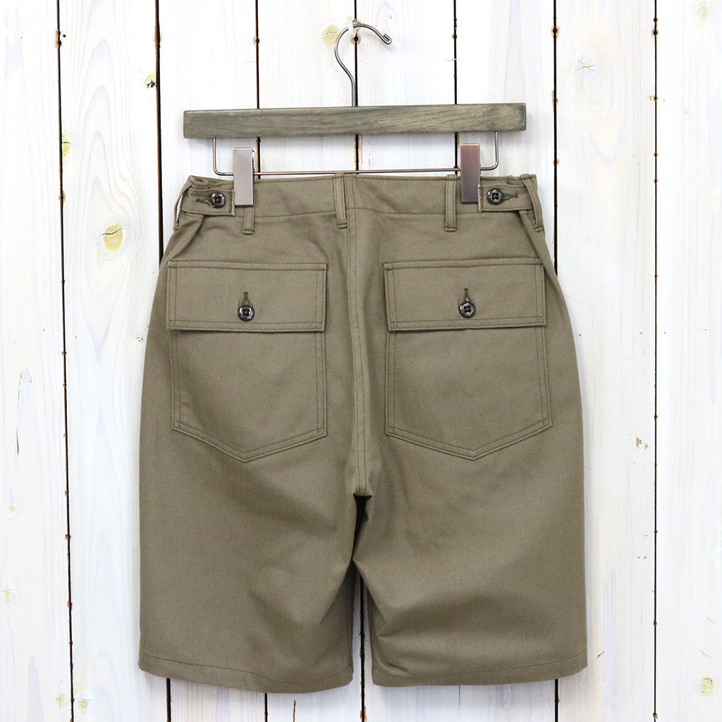 WAREHOUSE『Lot 1218 MILITARY HERRINGBONE SHORTS』(ODグリーン)